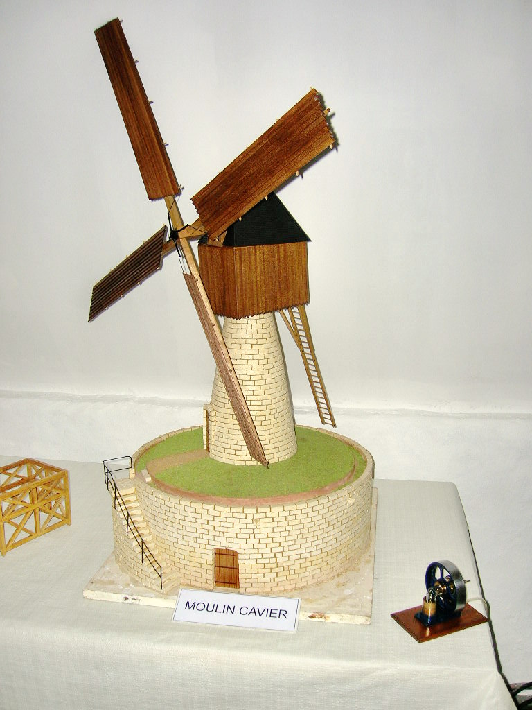 Maquette de moulin Cavier